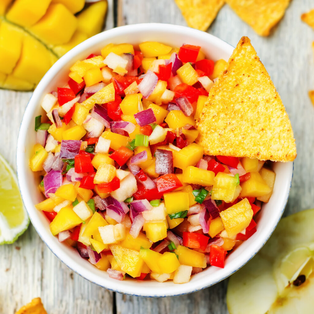 Mango salsa recipe using Below Zero