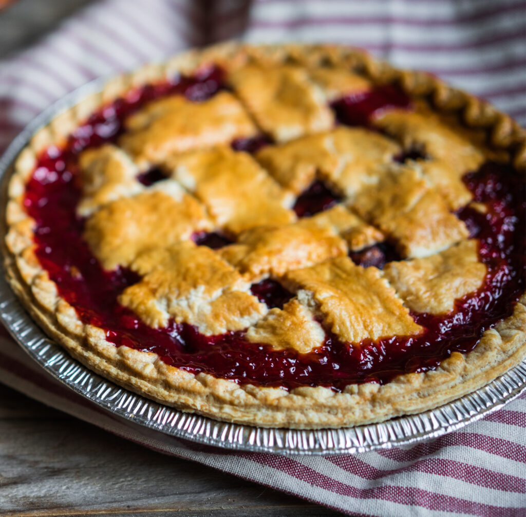 Berry pie recipe using Below Zero