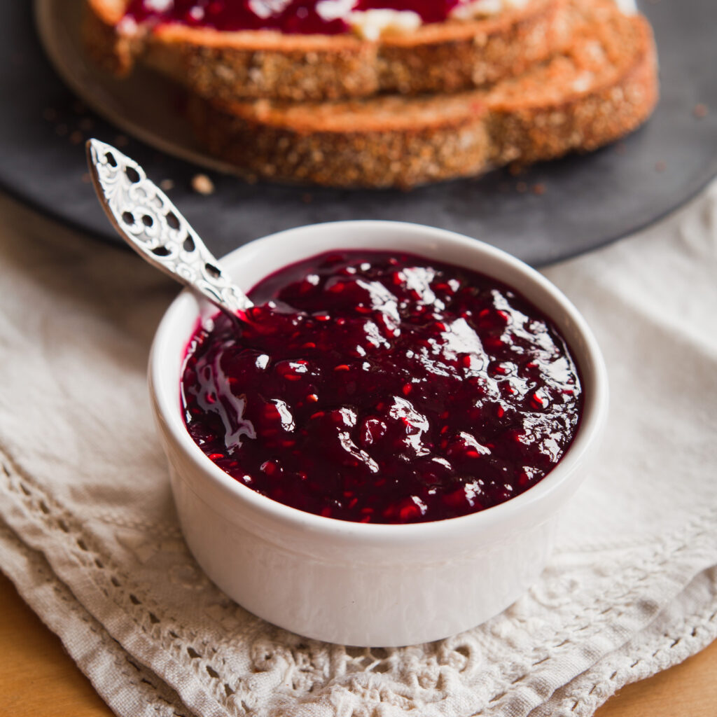 Jam recipe using Below Zero 4 berry mix