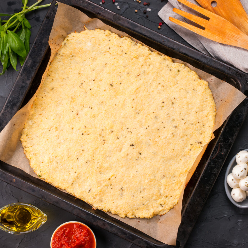 Cauliflower pizza crust recipe using Below Zero