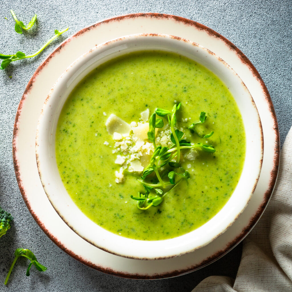 Rapini soup recipe using Below Zero