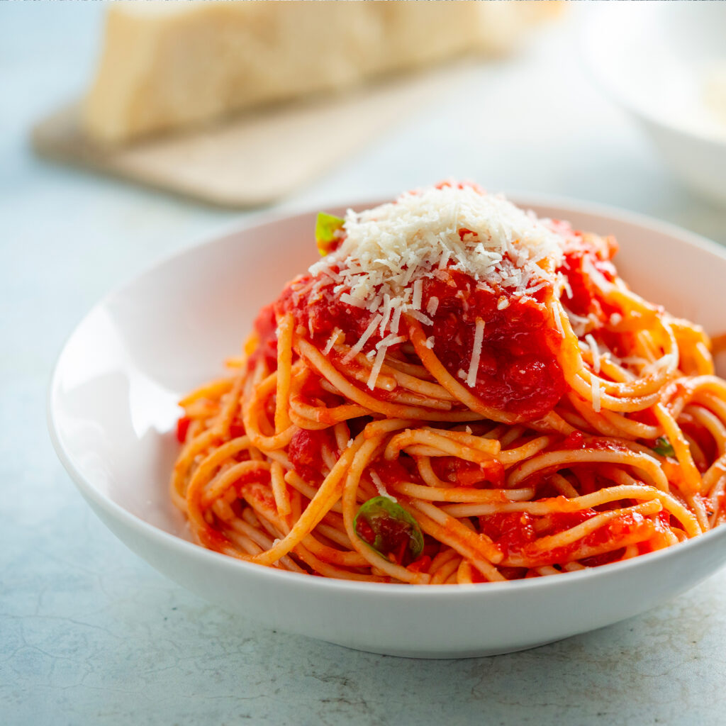 Express spaghetti sauce recipe using Below Zero