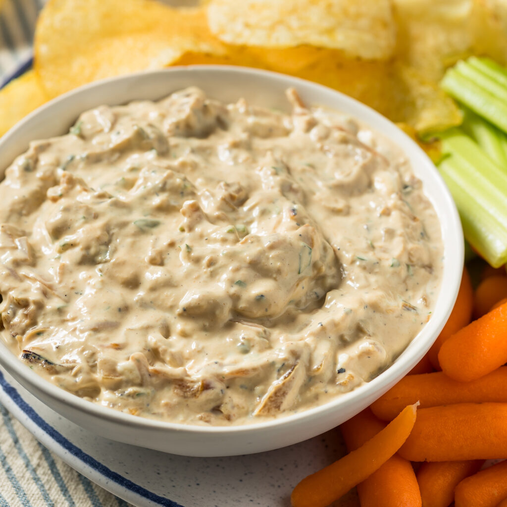 Caramelized Onion Dip recipe using Below Zero