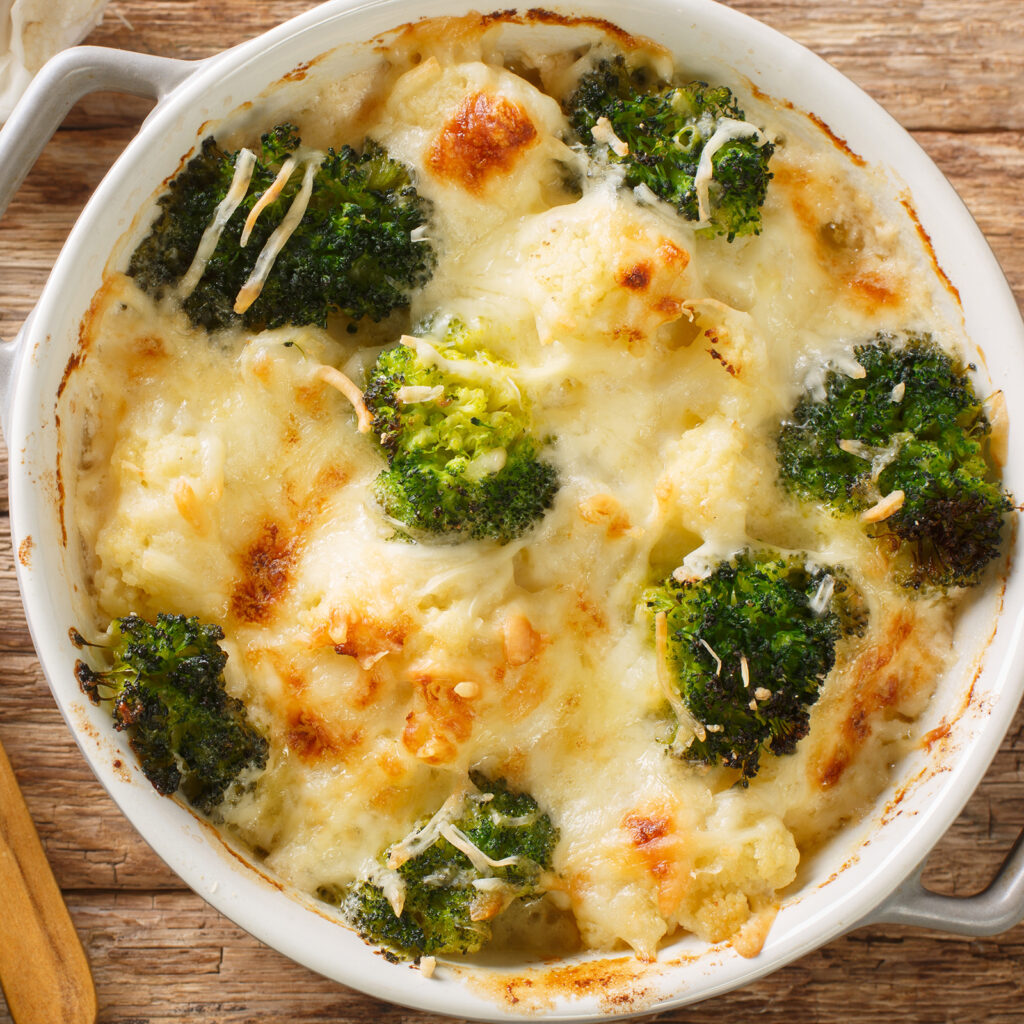 Broccoli and Cauliflower Casserole recipe using Below Zero