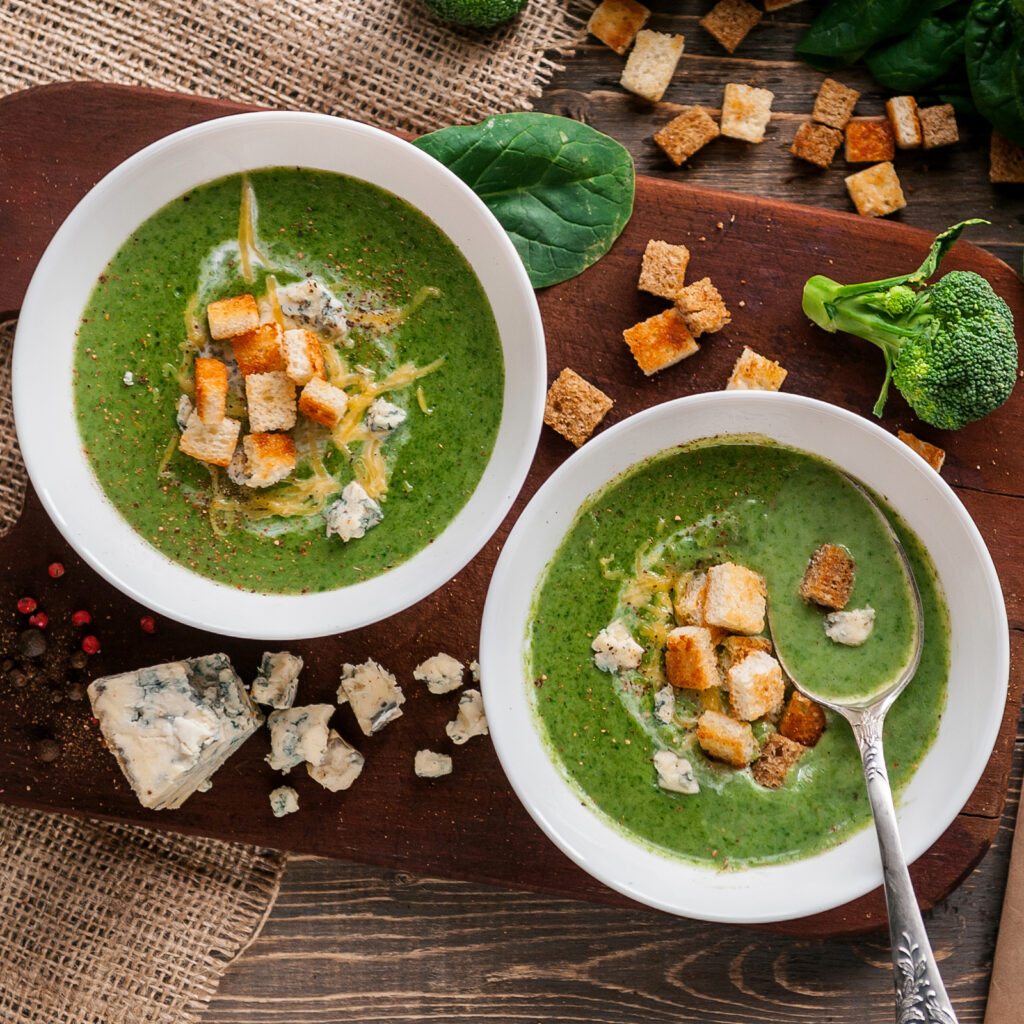 Broccoli soup recipe using Below Zero