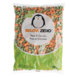 Below Zero peas and carrots