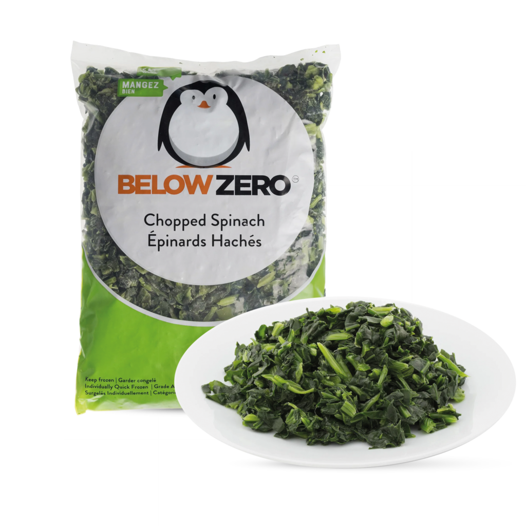 Below Zero spinach