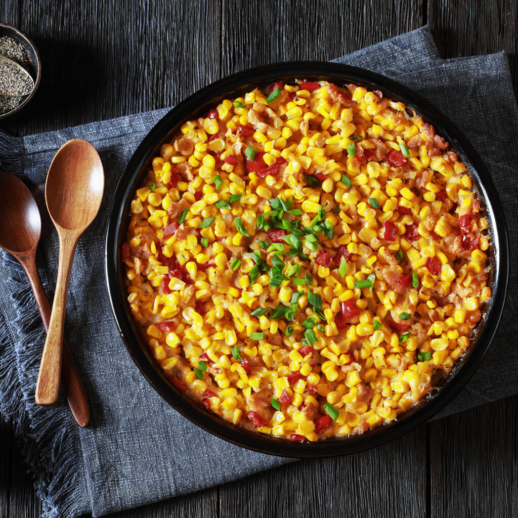 Corn casserole using Below Zero