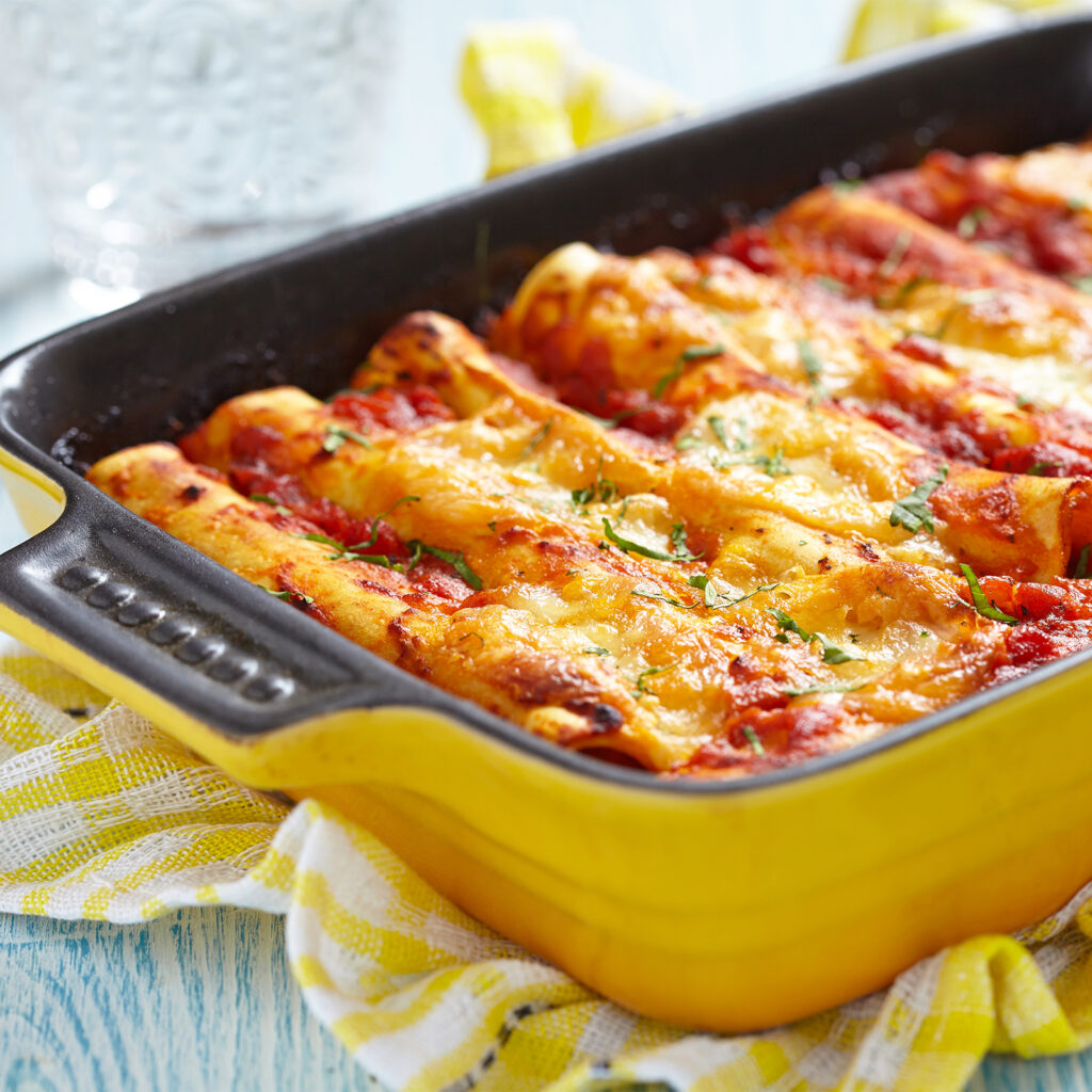 Vegetarian cannelloni recipe using Below Zero