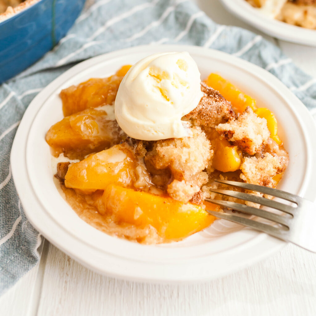 Peach Crisp recipe using Below Zero